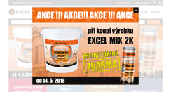 Desktop Screenshot of excelmix.cz